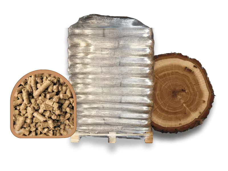 Holzpellets 975 kg – natürliche Bio-Einstreu und Heizpellets von Delves Einstreu.pro