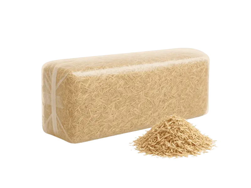 Miscanthus Häcksel Einstreu 360 Kg | Einstreu.pro Miscanthus Häcksel 360 kg – nachhaltige Einstreu für Pferde von Delves