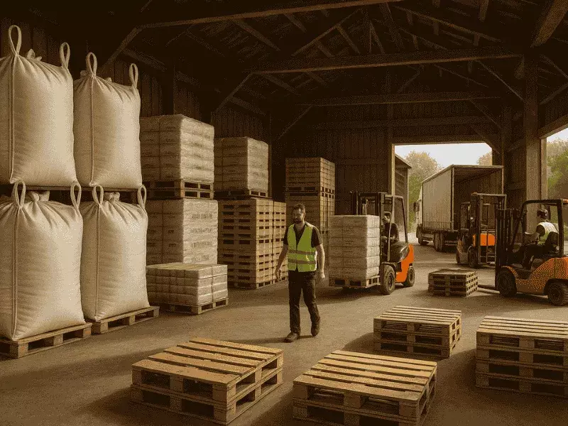 Rapsstrohpellets Einstreu 945 Kg | Einstreu.pro Rapsstrohpellets Einstreu 945 Kg – Bild 9