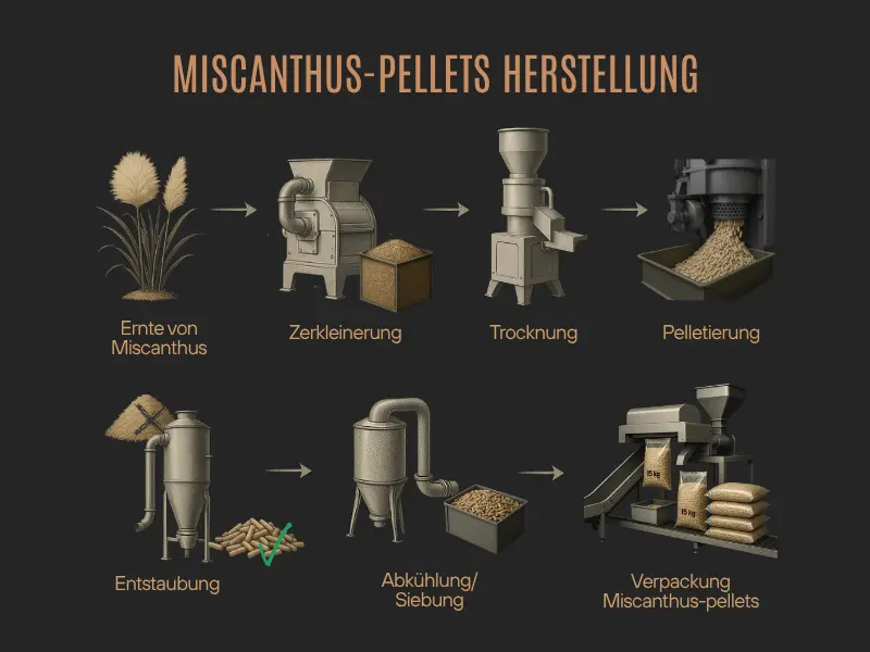 Miscanthus Pellets Einstreu 945 Kg | Einstreu.pro Miscanthus Pellets Einstreu 945 Kg – Bild 2