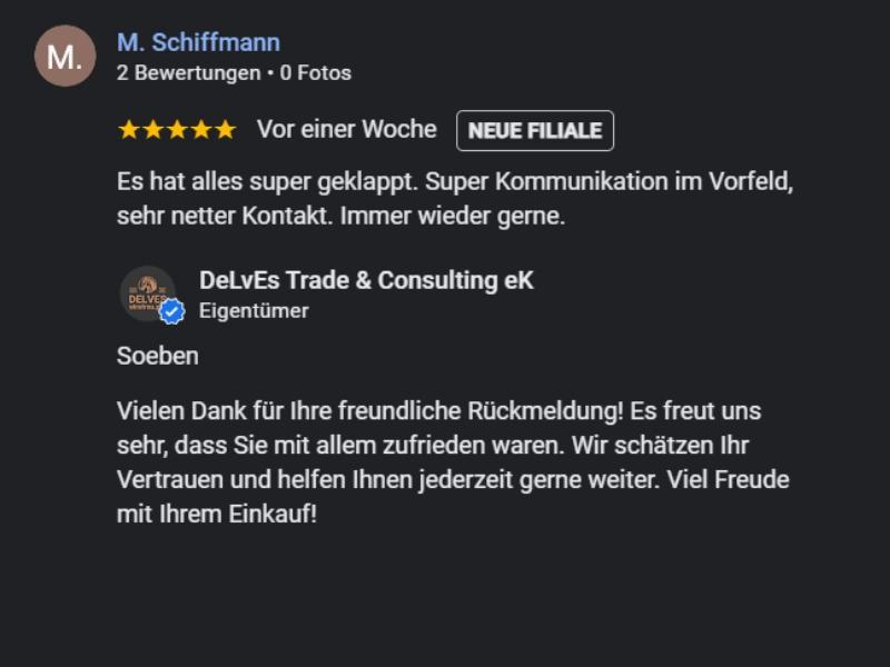 Delves Bewertungen Schiffmann