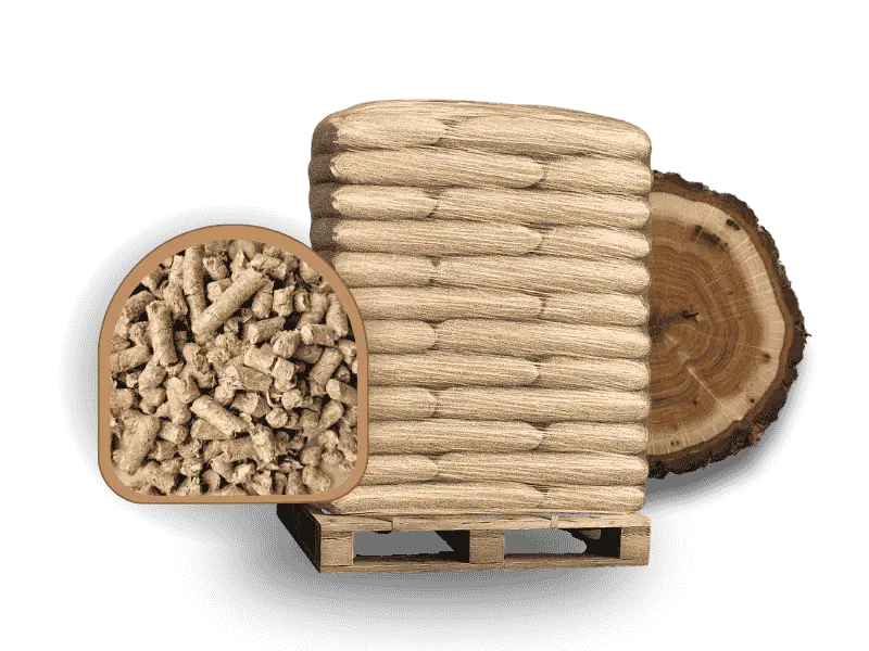 Holzpellets Einstreu 975 Kg | Einstreu.pro Holzpellets 975 kg – natürliche Bio-Einstreu und Heizpellets von Delves Einstreu.pro