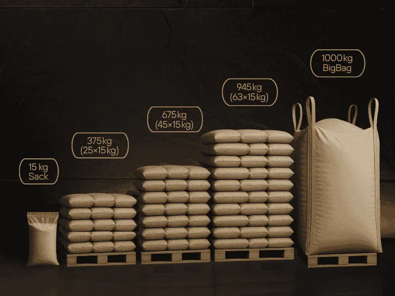 Miscanthus-Einstreu-Pellets