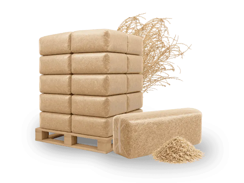 Miscanthus Häcksel 360 kg – nachhaltige Einstreu für Pferde von Delves