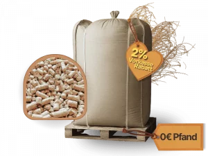 Miscanthus Pellets Einstreu Big Bag 1000 Kg