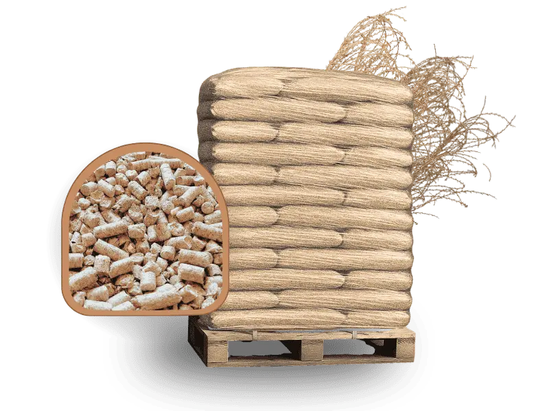 Miscanthus Pellets Einstreu 945 kg