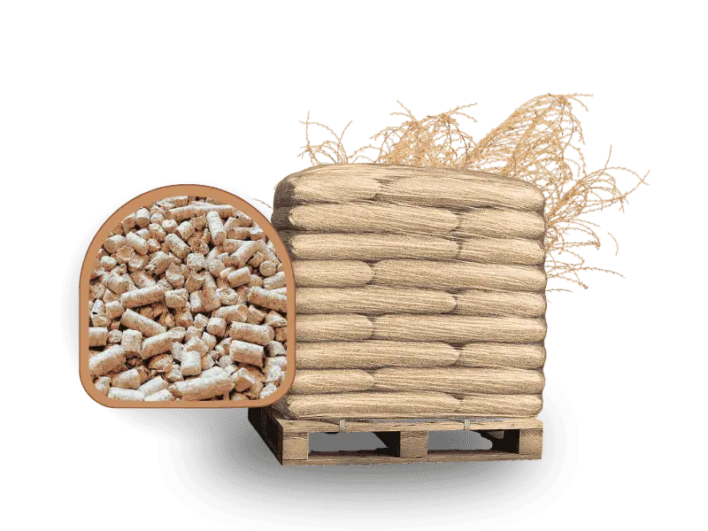 Miscanthus Pellets Einstreu 675 kg