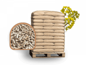 Rapsstroh Pellets 975 Kg 6 mm 15 Kg x63 Säcke 1 Palette